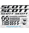 Sticker decal bike SCOTT 