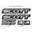 Adhesivos sticker MTB SCOTT USA (Producto compatible)