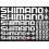 Adhesivo stickers bicicleta MTB SHIMANO (Producto compatible)