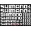 Sticker decal bike SHIMANO (Produto compatível)