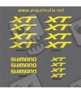 Sticker decal bike SHIMANO XT (Produto compatível)