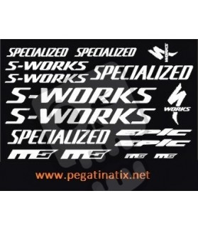 Sticker decal bike SPECIALIZED SWORKS EPIC M5 (Produit compatible)