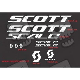 Sticker decal bike SCOTT SCALE