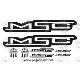 STICKER DECALS BIKE MSC