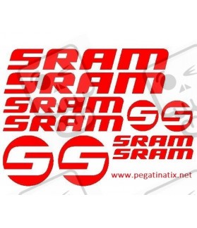 Sticker decal bike cycle SRAM (Kompatibles Produkt)