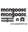 Stickers decals cycle MONGOOSE