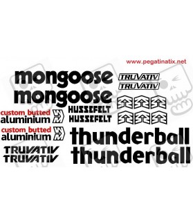 Stickers decals cycle MONGOOSE THUNDERBALL