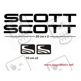 Sticker decal bike SCOTT 