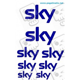 Stickers decals cycke SKY