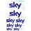 Adhesivo stickers bicicleta MTB SKY (Producto compatible)