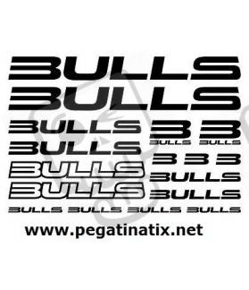 Decals sitickers cycle BULLS (Produit compatible)