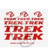 Stickers decals cycle TREK 