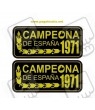 Stickers decals motorcycle BULTACO CHAMPIONSHIP SPAIN