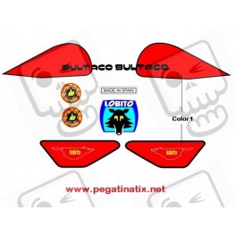 Stickers decals motorcycle BULTACO LOBITO KIT