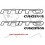 AUTOCOLLANT motorcycle LOGO GAGIVA MITO (Produit compatible)