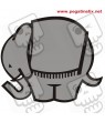 Stickers decals motorcycle GAGIVA ELEPHANT