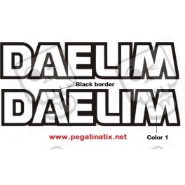 Stickers decals motorcycle DAELIM 