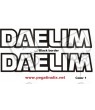Stickers decals motorcycle DAELIM 