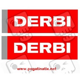 Stickers decals motorcycle logo DERBI 