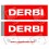 AUFKLEBER logo DERBI (Kompatibles Produkt)