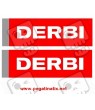 Stickers decals motorcycle logo DERBI 