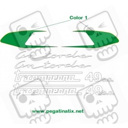 Stickers decals motorcycle DERBI ANTORCHA 