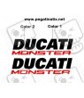 Stickers decals motorcycle DUCATI MONSTER FUEL TANK
