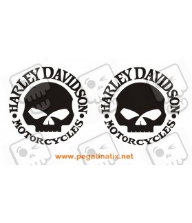 ADESIVOS motorcycle HARLEY SKULL (Produto compatível)