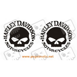 Stickers decals motorcycle HARLEY SKULL