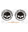 Stickers decals motorcycle HARLEY SKULL