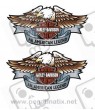 Stickers decals motorcycle HARLEY DAVIDSON EAGLE