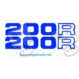 Stickers decals HONDA MTX 200R
