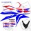 Kit Stickers decals HONDA CBR 1000RR HRC (Compatible Product)