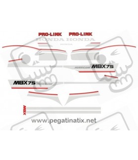 Stickers decals HONDA MBX 75 HURRICANE