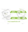 Stickers decals KAWASAKI Z800 PARA COLIN