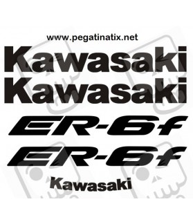 ADESIVOS KAWASAKI ER-6F (Produto compatível)