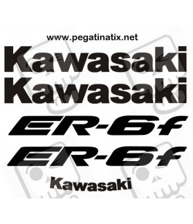 Stickers decals KAWASAKI ER-6F