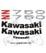 Stickers decals KAWASAKI Z750