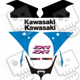 Stickers decals KAWASAKI ZX750R YEAR 1992 - 1994