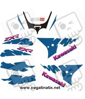 Stickers decals KAWASAKI ZXR750 YEAR 1992 - 1994 (Compatible Product)