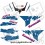 Stickers decals KAWASAKI ZXR750 YEAR 1992 - 1994 (Producto compatible)