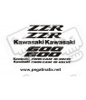 Stickers decals KAWASAKI ZZR600