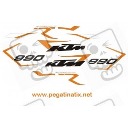 Stickers decals KTM 990 SUPERMOTO