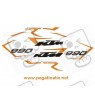 Stickers decals KTM 990 SUPERMOTO