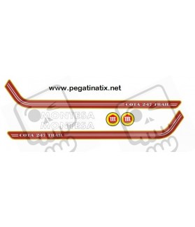 STICKERS MONTESA 247 TRIAL (Compatible Product)