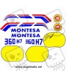 Stickers decals MONTESA 360 H7