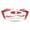  Stickers decals YAMAHA R1 YEAR 2007 (Produit compatible)