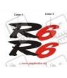 Stickers decals YAMAHA R6 YEAR 1999 - 2002 FOR COLIN
