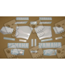Yamaha YZF-R1 2000 - BLUE VERSION STICKER SET
