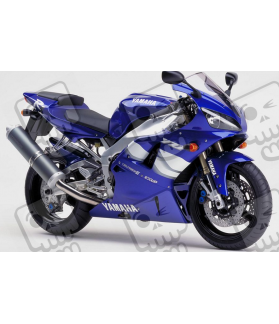 Adhesivo kit YAMAHA YZF-R1 AÑO 2000 AZUL (Producto compatible)